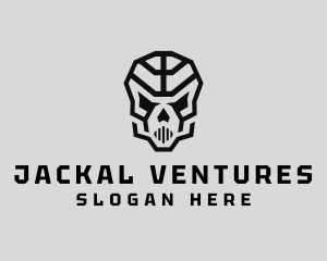 Skeleton Skull Mask  logo design