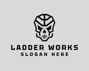 Skeleton Skull Mask  logo design