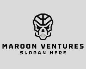 Skeleton Skull Mask  logo design