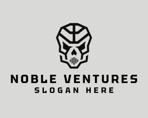 Skeleton Skull Mask  logo design