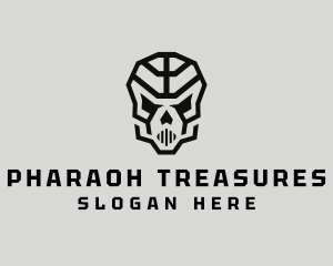 Skeleton Skull Mask  logo design