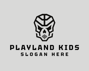 Skeleton Skull Mask  logo design