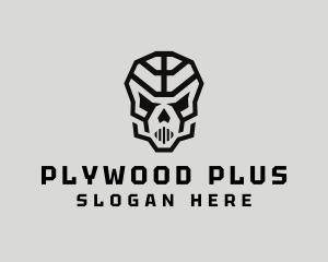 Skeleton Skull Mask  logo design