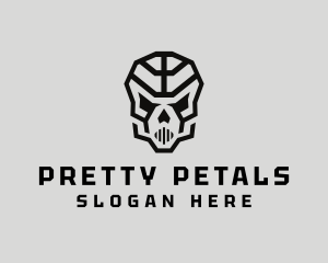 Skeleton Skull Mask  logo design