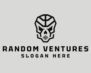 Skeleton Skull Mask  logo design