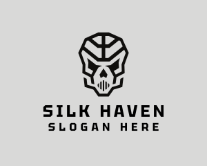 Skeleton Skull Mask  logo design