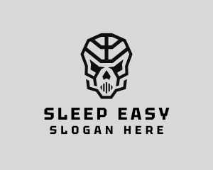 Skeleton Skull Mask  logo design