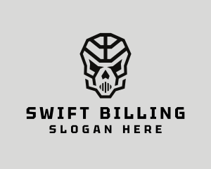 Skeleton Skull Mask  logo design