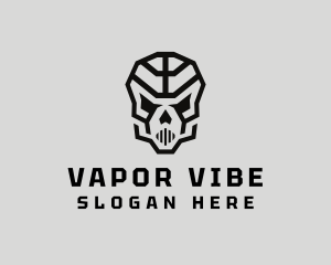 Skeleton Skull Mask  logo design