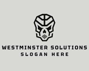 Skeleton Skull Mask  logo design