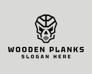 Skeleton Skull Mask  logo design