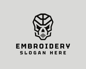 Skeleton Skull Mask  logo design