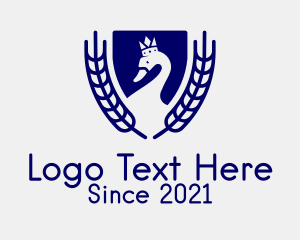 Zoology - Blue Royal Duck logo design