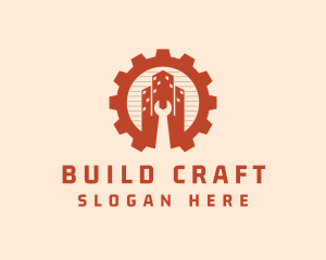 Cog Wrench Building  logo design