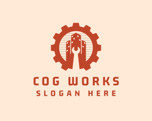 Cog Wrench Building  logo design