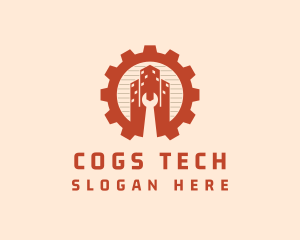 Cog Wrench Building  logo design