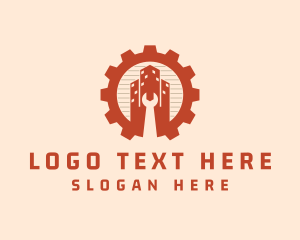 Wrench - Cog Wrench Building logo design