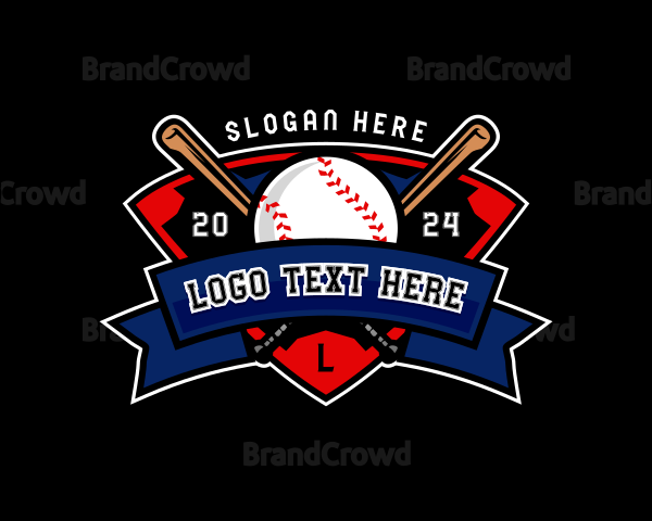 Baseball League Competition Logo