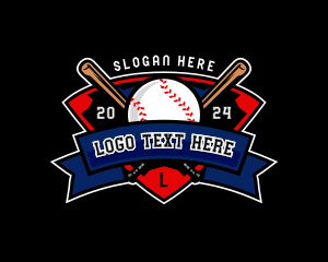 Baseball League Competition logo design