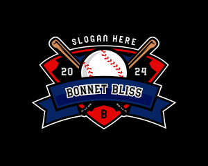 Baseball League Competition logo design