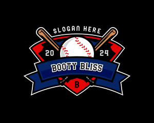 Baseball League Competition logo design