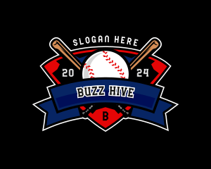 Baseball League Competition logo design