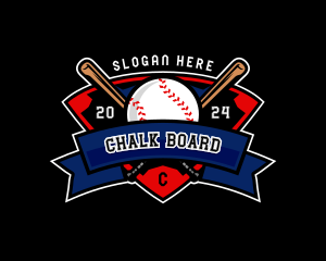 Baseball League Competition logo design