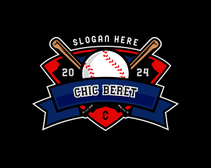 Baseball League Competition logo design