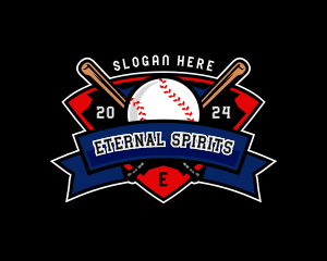 Baseball League Competition logo design