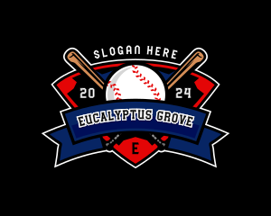 Baseball League Competition logo design