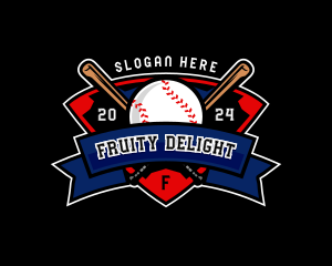 Baseball League Competition logo design