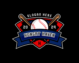 Baseball League Competition logo design