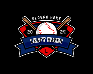 Baseball League Competition logo design