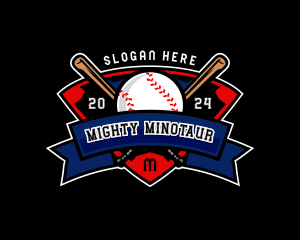 Baseball League Competition logo design