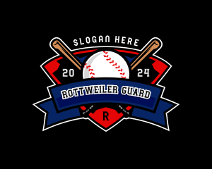 Baseball League Competition logo design