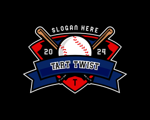 Baseball League Competition logo design