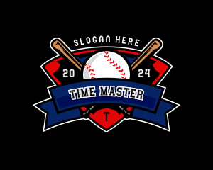 Baseball League Competition logo design