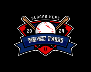 Baseball League Competition logo design