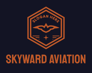 Red Bird Aeronautics Badge logo design