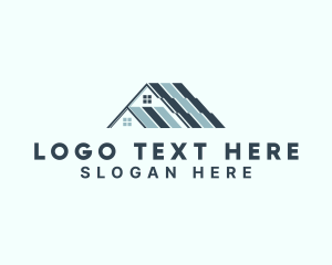 Roofing - House Residential Roof logo design