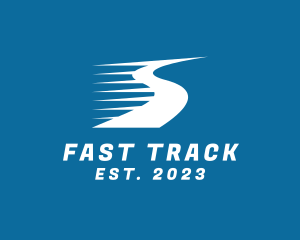 Speedway - Fast Road Letter S logo design