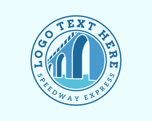 Expressway - Blue Bridge Infrastructure logo design