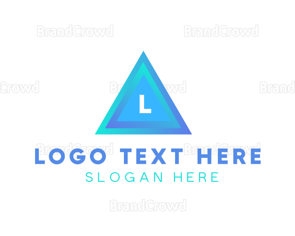 Triangular Tech Business Logo