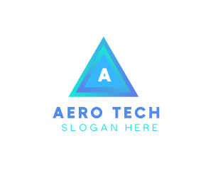 Triangular Tech Business logo design