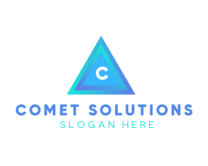 Triangular Tech Business logo design