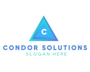 Triangular Tech Business logo design