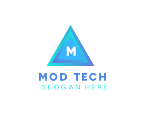 Triangular Tech Business logo design