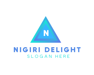 Triangular Tech Business logo design