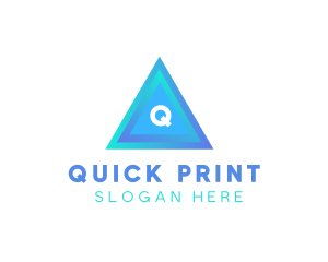 Triangular Tech Business logo design