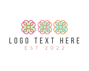 Hippy - Fashion Flower Interior Design logo design